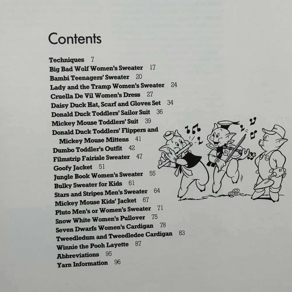 The Disney Book of Knitting by Coss & Robinson 1989